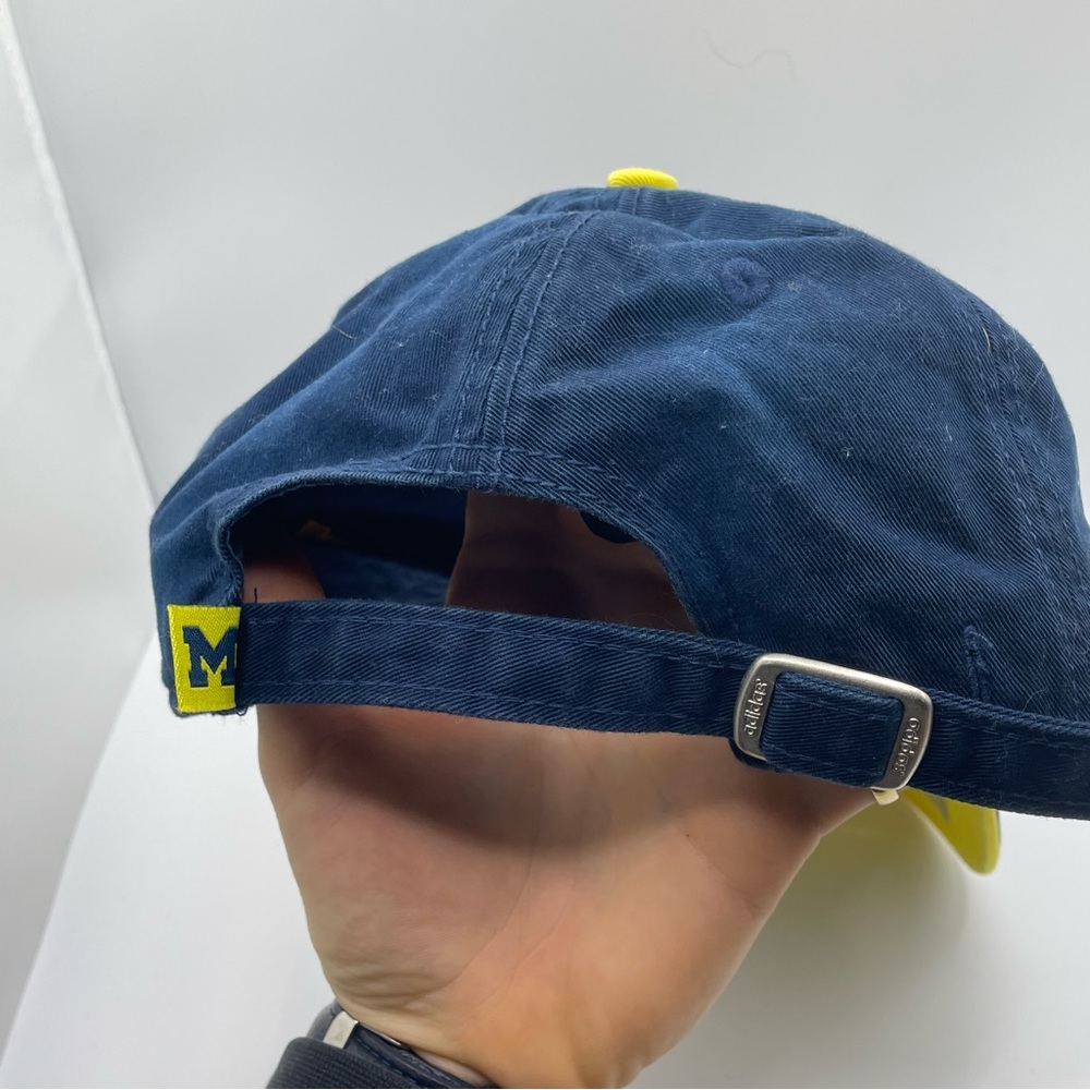 Adidas Michigan Wolverines Hat One Size Fits All Blue Yellow Hail To The Victors - Picture 3 of 9